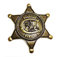 Anstecker Pin Sheriffstern Sheriff Pferd Texas Western Country Wilder Westen