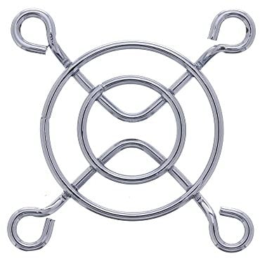 InLine 33374 - Rejilla de ventilación (Metal, 40 x 40 mm), Color Cromado