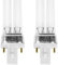 Pisces Twin Pack 7w (watt) PLS Replacement UV Bulb Lamp for Pond Filter UVC