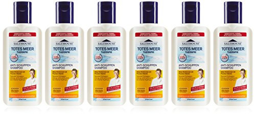 Lanosan Salthouse Totes Meer Therapie-Shampoo Anti-Schuppen, 250 ml, 6er Pack (6 x 250 ml)