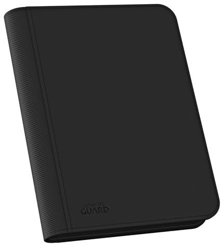 Ultimate Guard Zipfolio 160-8-Pocket XenoSkin Schwarz