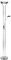 Endon Rome 230W & 33W Polished Chrome & Opal Glass Mother & Child Task Floor Light & Uplighter