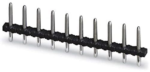 PHOENIX CONTACT PST 1,3/16-5,0 Stiftleiste, Schwarz, 1.5mm² Nennquerschnitt, 16 Anzahl der Anschlüsse, PST 1,3/..-V Artikelfamilie, 5mm Rastermaß, 50 Stück