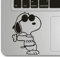 Vati Leaves Removable Snoopy Cool Humor Handmade Partial Art Skin Cool Design Vinyl Decal Sticker for Trackpad Keypad Of Apple Macbook Pro Air Mac Laptop