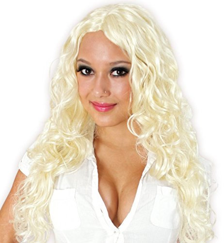Perücke Daniela hellblond lang mit Wellen