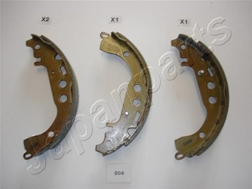 JAPANPARTS Bremsbacken Satz für Trommelbremse Hinten Kompatibel mit TOYOTA Yaris Schrägheck P9 GF-204AF