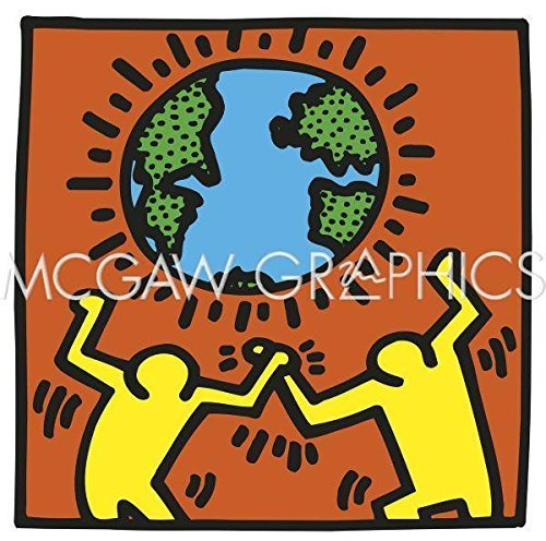 kh02 Poster Print von Keith Haring (11 x 14), The Poster Corp