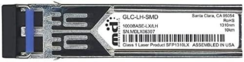 Cisco 1000BASE- LX/LH SFP Module for Gigabit Ethernet Deployments, Hot Swappable, 5-Year Standard Warranty (GLC-LH-SMD=)