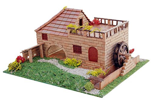 Keranova- Kit de cerámica Molino de agua, Color marrón (30212) , color/modelo surtido