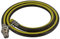 SPARES2GO Universal Oven Cooker Gas Supply Hose Pipe (5ft / 1.5m, 1/2 inch, Straight Bayonet, BS EN14800 CE)
