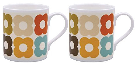 2 x Orla Kiely Multi Flower Tassen