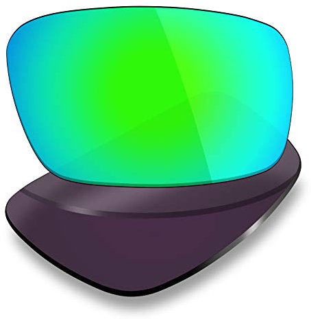Mryok Verres de rechange pour Oakley Crankshaft OO9239 - Options, Polarisé - Vert émeraude, taille unique