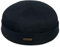 Sterkowski Modell Docker | 100% Baumwolle Dockermütze für Herren und Damen | Sommer Herbst Frühling Fischer Ohne Schirm Biker Cap Damen Fisherman Beanie Hafenarbeiter Kurz Kappe Schwarz 61