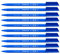 STAEDTLER 326-3 Fasermaler Noris Club, circa 1.0 mm, auswaschbar, 10 Stück im Kartonetui, blau