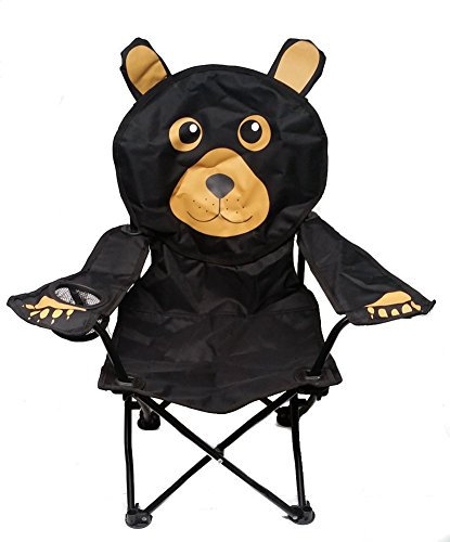 Wilcor Kid Folding Camp Chair with Cup Holder and Carry Bag
