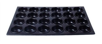 Stalwart C564 Vogue Aluminium Non-Stick Muffin Tray, 24 Cups