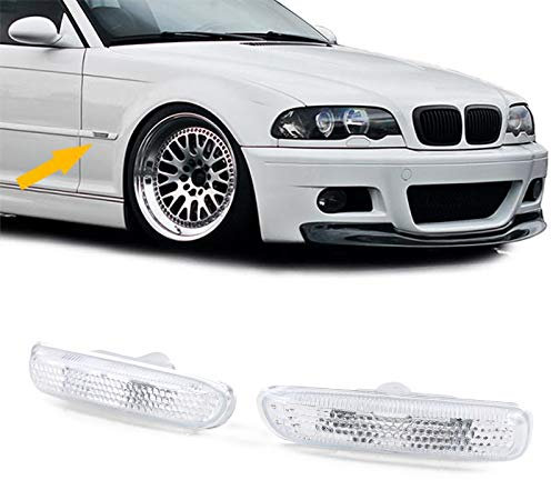 Seitenblinker weiß Paar für BMW 3ER E46 Coupe Cabrio 99-03 Limousine Touring