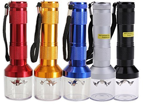 Vktech Zinc Alloy Electric Metal Grinder Herb Tabacco Crusher Grinder Cracker (Color in Random)