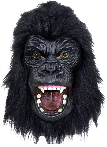 Spassprofi Gorilla-Maske - Tier-Thema, Vollmaske, Karnevalsmaske, Unisex, Erwachsene