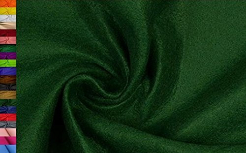 StoffBook FILZSTOFF Viskose -180CM BREIT-1MM DICK- Applikation Stoff Stoffe, B516 (Grün)