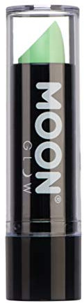 Moon Glow Neon UV-Lippenstift, leuchtender neonfarbener Lippenstift, leuchtet unter UV-Strahlung (Pastellgrün, 1 Stück)