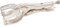 Draper 81650 - Pinze autobloccanti, ganascia a forcella 280 mm