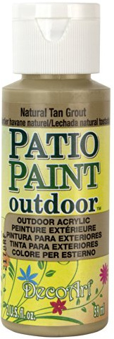 Deco Art Outdoor Acylic Paint, Acrylic, Natural Tan Grout, 59 ml