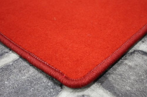 Velour Teppichboden Play 7 ROT (14) Auslegeware (ungekettelt), Grösse: 100 x 400cm