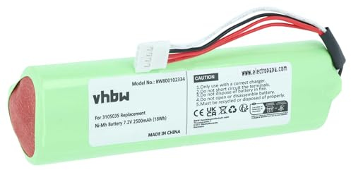 vhbw Akku kompatibel mit Fluke Ti9 | TiR1, TiR, Ti-10, Ti10, Ti-25, Ti-20, Ti25, Ti20-RBP, Ti20 Messgerät (2500 mAh, 7,2 V, NiMH)