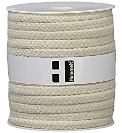 Hummelt® Baumwollseil Baumwollkordel (H) 8mm 20m Natur (beige) auf Rolle