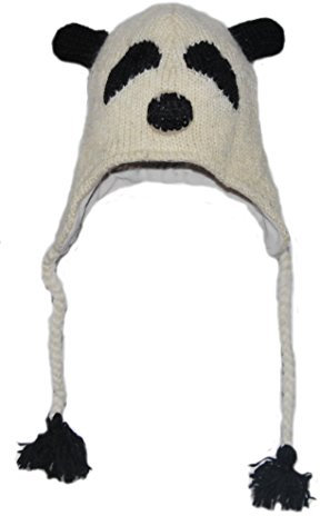 PINK YAK Tiermütze Panda Erwachsen