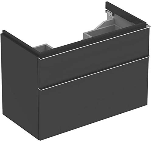 Keramag iCon Waschtischunterschrank 890 x 620 x 477 mm Korpus/Front: Lava matt