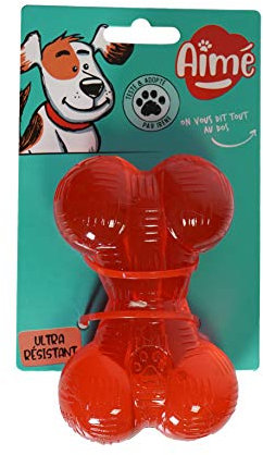 Aime Jouet Play Strong Bone 11 cm pour Chien