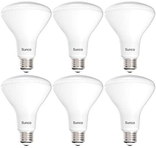 Sunco 6 Pack BR30 LED Bulb Flood Light, E26, 11W=65W, 3000K Warm White