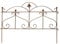 Beetzaun Gartenzaun Rankhilfe Metall Eisen Rost Deko 50cm hoch x 60cm lang Zaun Zaunelement