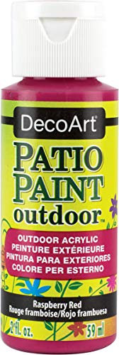DecoArt Terrassenfarbe, 57 ml, Himbeerrot