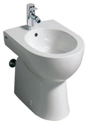 Jacob Delafon hunnique – pour Bidet hunnique 50 x 35,5 cm avec Fixation 1 Poste Blanc
