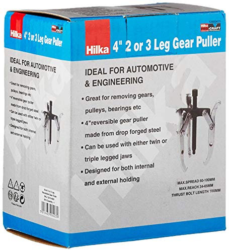 Hilka 12900423 4-Inch Leg Reversible Gear Puller