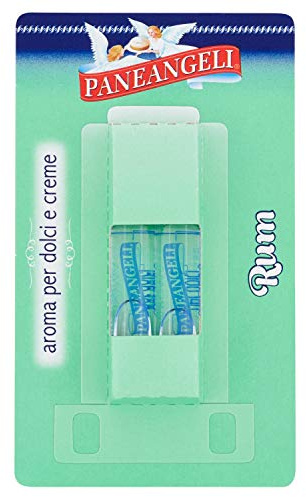 Paneangeli - Rum, Aroma per dolci e crème, Pacco da 2X2 ml, totale: 4 ml