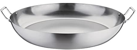Vogue Paella Pan Carbon Steel - 500mm 20