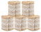 G2PLUS 10M Juteband mit Spitze, 6CM Vintage Basteln Jutebänder,Jute Spitze Dekoband für Hochzeit Geschenke Weihnachten Deko