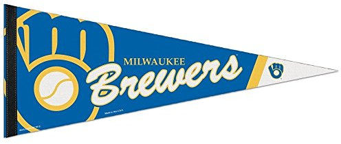 MLB 85409013 Milwaukee Brewers Premium Wimpel, 30,5 x 76,2 cm