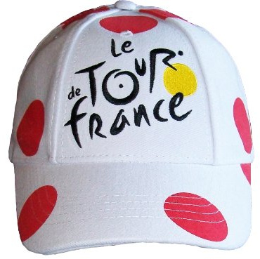 Casquette - Collection Officielle Le Tour de France de Cyclisme - Maillot à Pois Grimpeur