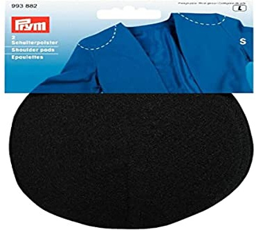 Shoulder Pads Raglan Without Hook and Loop Fastening Black S