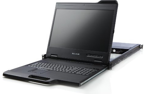 Belkin Rack Konsole 1U schwarz schwarz 19 inch LCD