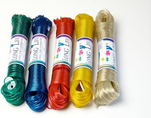 Everlasto Clothesline, PVC, plastic, steel, Assorted, 25m