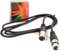 Power Dynamics PD Connex DMX Cordon DMX XLR Mâle/XLR Femelle - 1,5m - Idéal pour Contrôler vos Éclairages