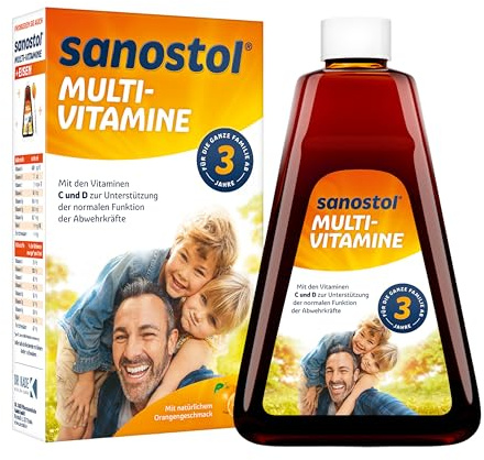 Sanostol® Multi-Vitamine mit 9 wichtigen Vitaminen, 230 ml