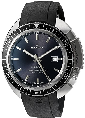 EDOX Unisex-Armbanduhr EDOX HYDRO SUB Analog Quarz Kautschuk 53200 3NGCA GIN