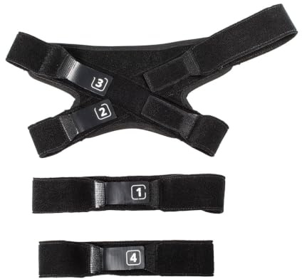 Leatt C-Frame Ersatz-Kniebandage für Erwachsene, Schwarz, Einheitsgröße